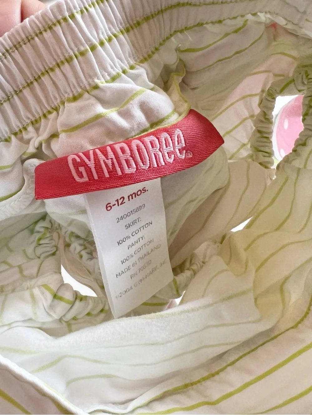 Vintage Y2K 2004 Gymboree Mix Pattern Polkadot Skort | 6-12m